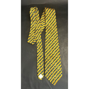 VTG Tie | Happiness Is A Holiday Inn | Gold Yellow Green | Hospitality SIN | 55"